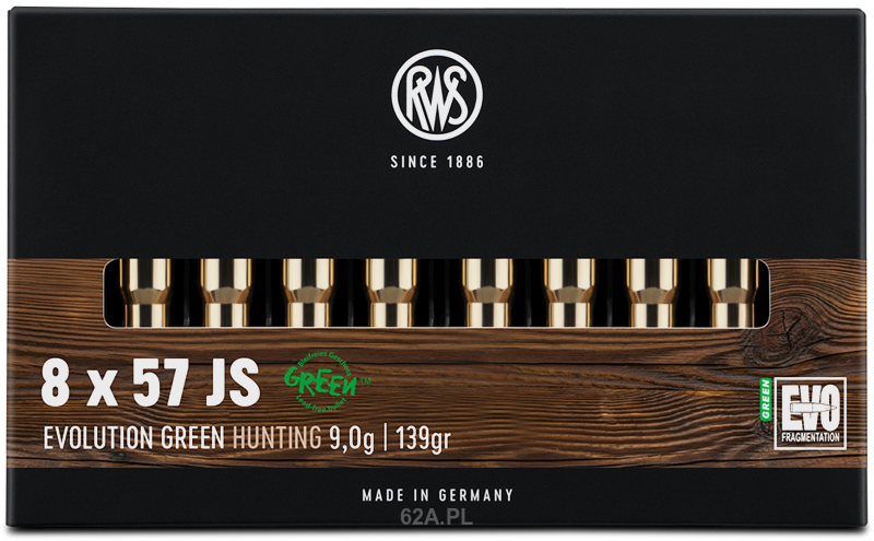 8x57JS EVO GREEN  9.0g