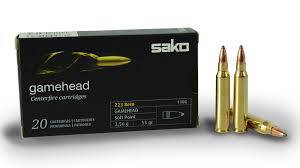 222Rem Gamehead 3.56g  