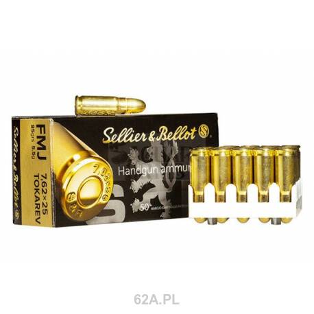 7.62x25 Tokarev FMJ 5.5g 