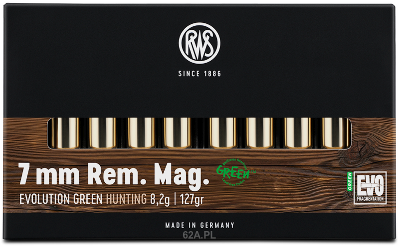 7RemMag   EVO GREEN  8.2g/127gr   op/20szt