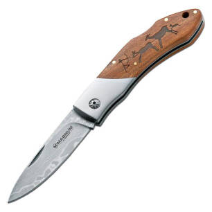 nóż Magnum Caveman Damast