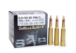 6.5x55SE FMJ 9.1g 